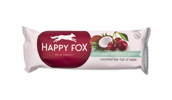 HAPPYFOX  HAPPY FOX – Kokosová tyčinka s višněmi 40g porovnat ceny