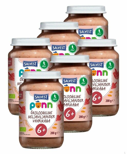 SALVEST Põnn BIO Maliny s cereáliemi 6x200 g porovnat ceny
