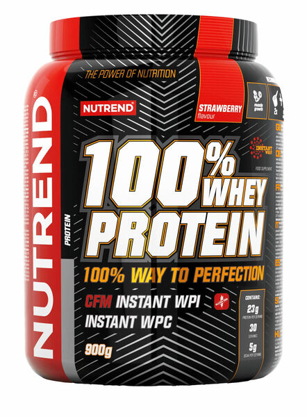 Nutrend  100% WHEY PROTEIN jahoda 900g porovnat ceny
