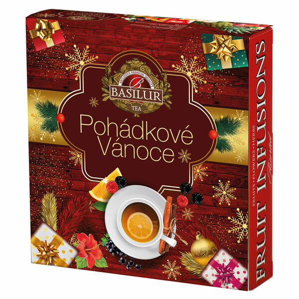 BASILUR Fruit infusions assorted pohádkové Vánoce 40 sáčků porovnat ceny