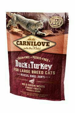 Carnilove Cat Lb Duck&turkey Muscles,bones,joints 400g porovnat ceny