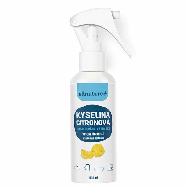ALLNATURE Kyselina citronová ve spreji 500 ml porovnat ceny