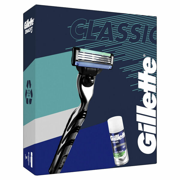 GILLETTE Mach3 Classic Holící strojek 1 ks + pěna na holení 100 ml Dárkové balení porovnat ceny