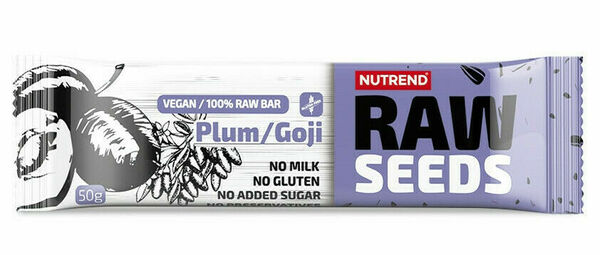 Nutrend Raw seed bar švestka+goji 50g porovnat ceny