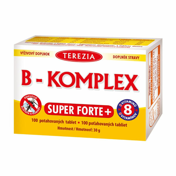 TEREZIA B-Komplex Super Forte+ 100 tablet porovnat ceny
