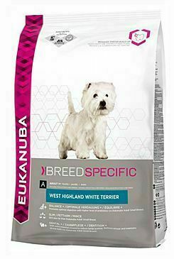 Eukanuba Dog Breed N. West High White Terrier 2,5kg porovnat ceny
