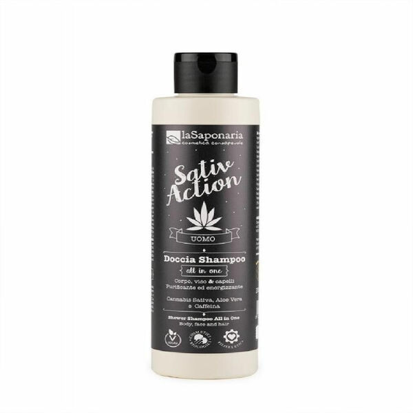 LA SAPONARIA Pánský sprchový gel a šampon s konopím 2v1 BIO 200 ml porovnat ceny