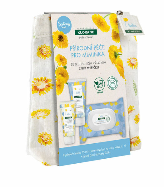 KLORANE Bébé Discovery kit péče pro miminka 3 ks + taštička porovnat ceny