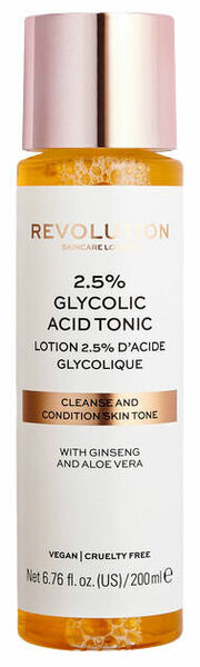 Revolution Skincare 2,5% Glycolic Acid pleťové tonikum 200ml porovnat ceny