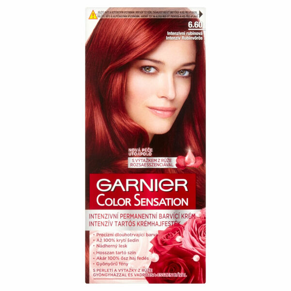 GARNIER Color Sensation Intenzivní permanentní barvící krém 6.60 Intenzivní rubínová porovnat ceny