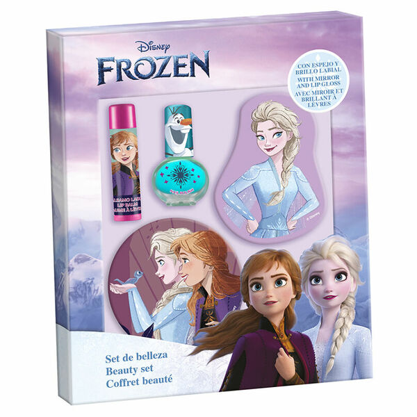 EP LINE Frozen beauty set zrcátko + balzám na rty + lak na nehty + lesk na rty porovnat ceny