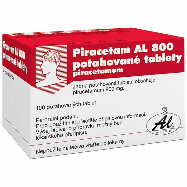 PIRACETAM AL 800 Potahované tablety 100x800mg porovnat ceny