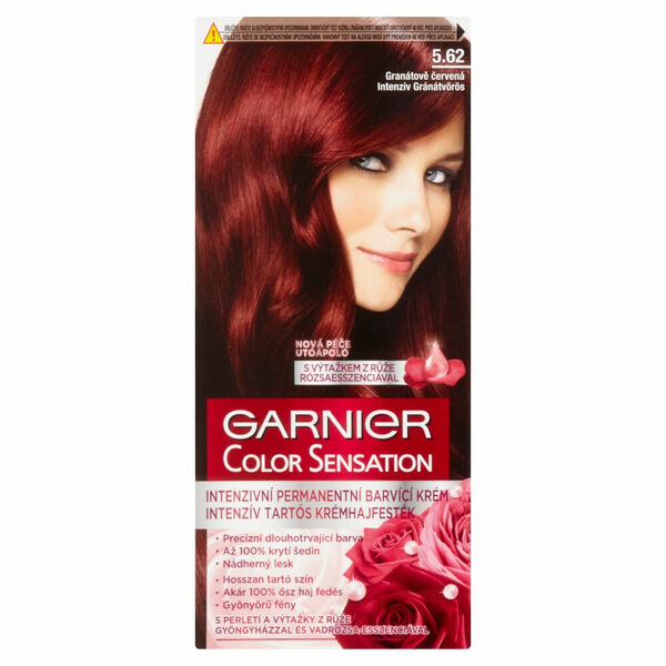 GARNIER Color Sensation Intenzivní permanentní barvící krém 5.62 Granátově červená porovnat ceny