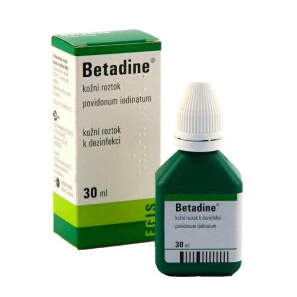 Betadine kožní roztok 30ml porovnání ceny