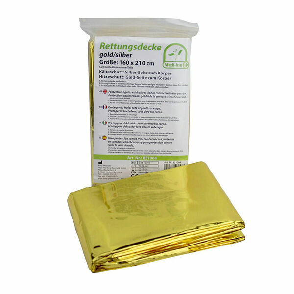 Medi-Inn Izotermická záchranná folie 160 x 210cm Gold/Silber porovnat ceny