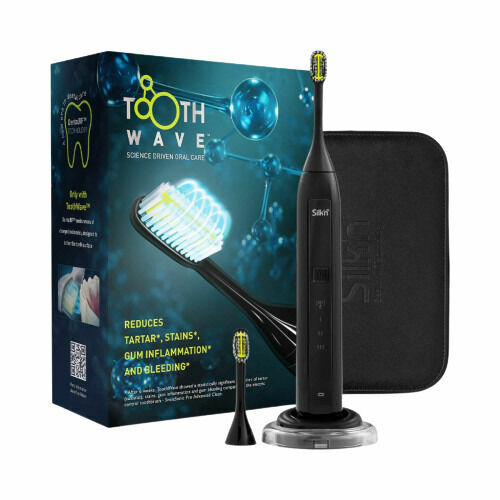 Silk´n Sonický vibrační zubní kartáček ToothWave černý porovnat ceny