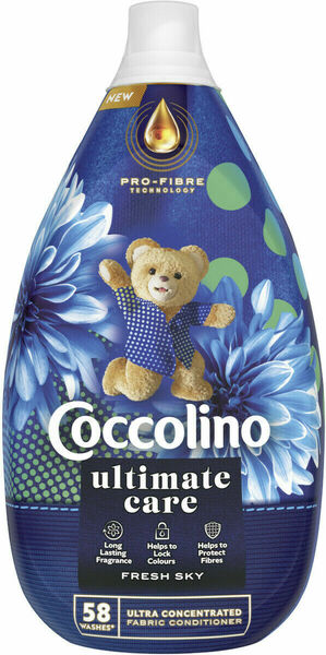 Coccolino Intense aviváž Fresh Sky (58 pracích dávek) 870ml porovnat ceny