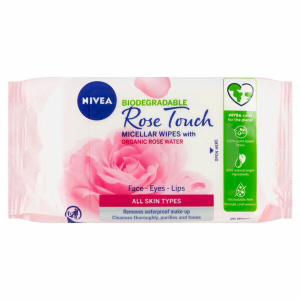 NIVEA Rose Touch Micelární čistící pleťové ubrousky 25 ks porovnat ceny