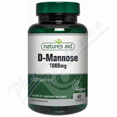 Natures aid  D-manóza 1000 mg 60 tablet porovnat ceny