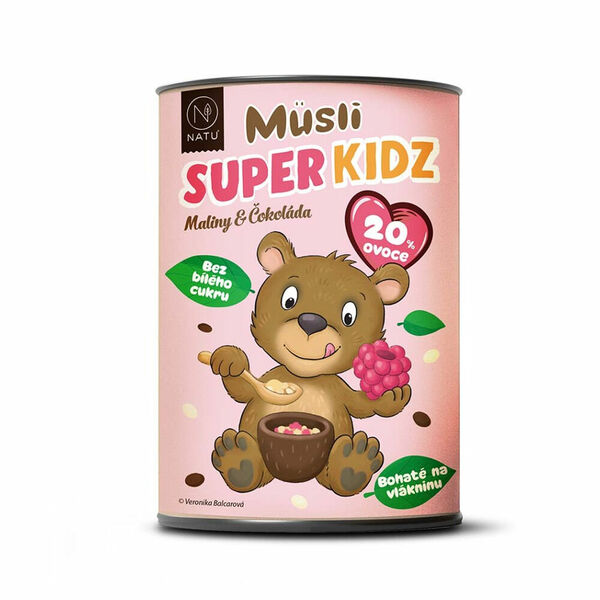 NATU Super kidz müsli maliny a čokoláda 300 g porovnat ceny