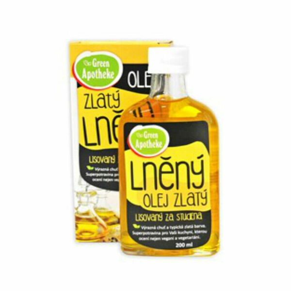 GREEN APOTHEKE Olej lněný zlatý 200 ml porovnat ceny