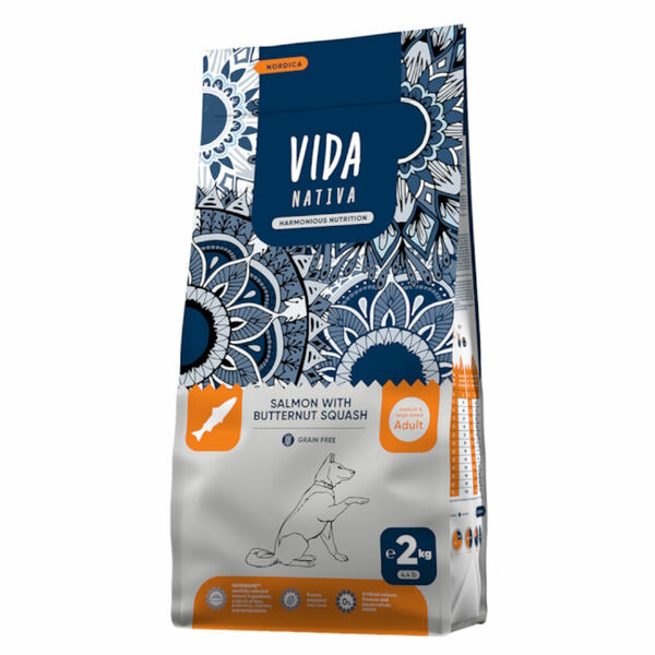KRAFTIA Vida Nativa Dog Adult M/L Nordica Salmon Granule pro psy 1 ks, Hmotnost balení: 2 kg porovnat ceny