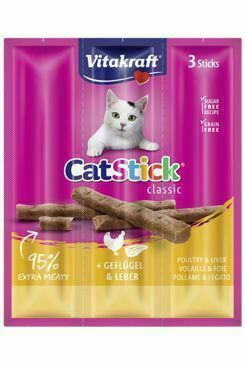 Vitakraft Cat Pochoutka Stick Clasic Poultry/liver 3ks porovnat ceny