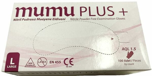 Mumu Plus Nitrilové jednorázové rukavice modré vel.L 100ks porovnat ceny