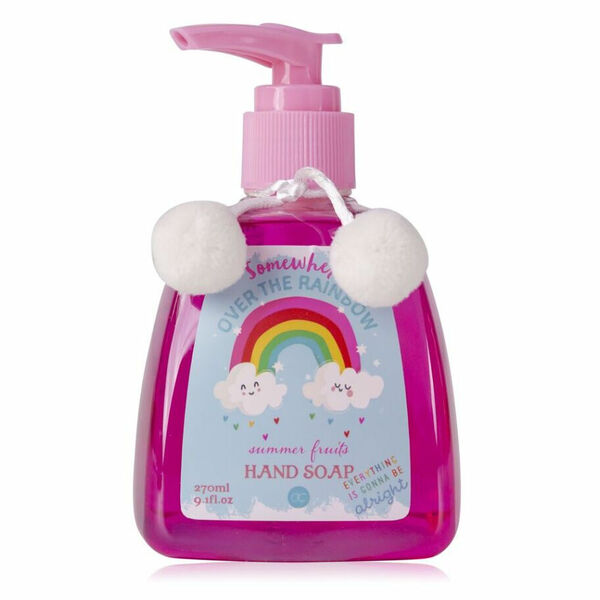 ACCENTRA Over the rainbow mýdlo na ruce s pumpičkou a dekorací pom pom 270 ml porovnat ceny