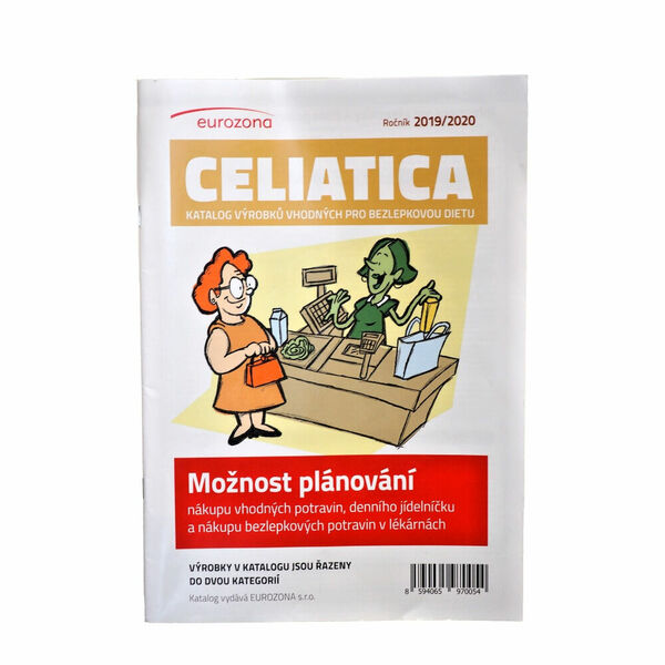 CELIATICA katalog výrobků pro bezlepkovou dietu komplet porovnat ceny