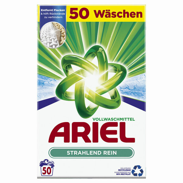 ARIEL Universal Prací prášek Box 50 praní 3,25 kg porovnat ceny