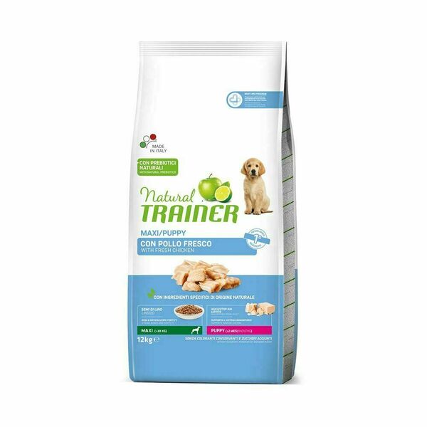 Natural Trainer Puppy Maxi čerstvé kuře granule 12 kg porovnání ceny
