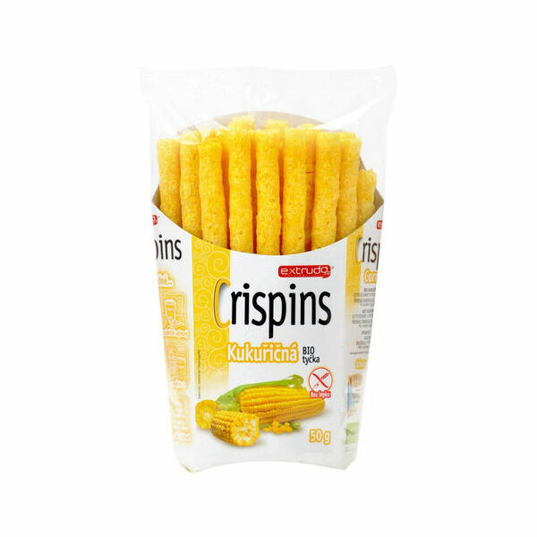 EXTRUDO BIO Crispins tyčka Kukuřičná 50 g porovnat ceny
