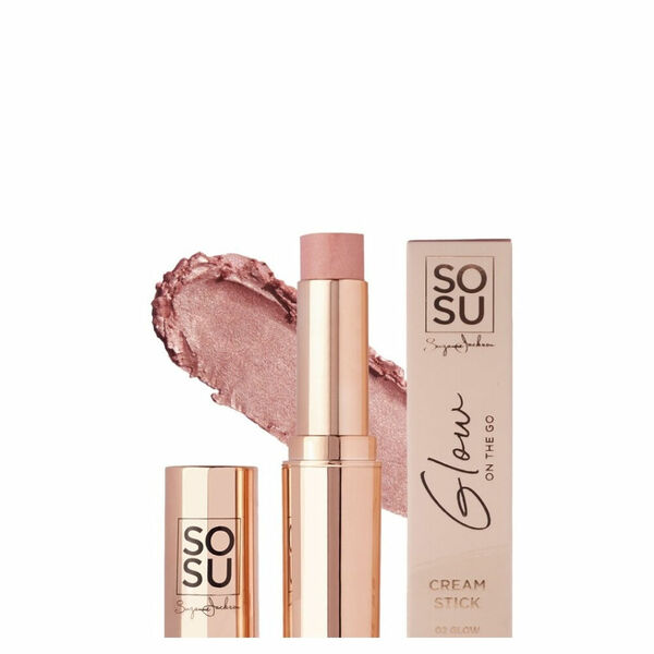 SOSU by Suzanne Jackson Krémové tvářenka v tyčince Glow on the go Rose 7g porovnat ceny