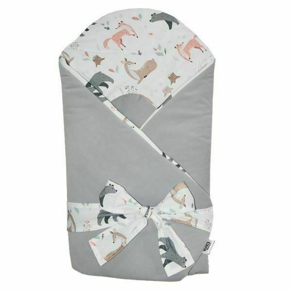 EKO  Zavinovačka bavlněná Velvet Roe-Deer Grey 75x75cm porovnat ceny