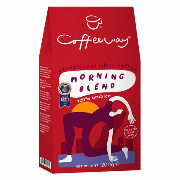 COFFEEWAY Morning Blend mletá káva  200 g porovnat ceny