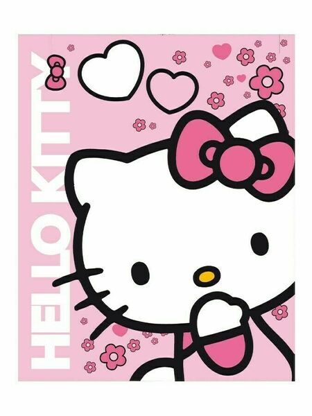 Kaufmann  Dětská oboustranná auto deka Hello Kitty 120x150 cm porovnat ceny