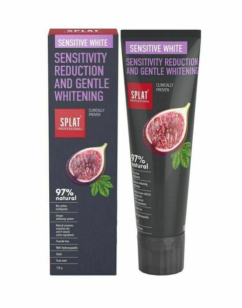 SPLAT BIO Professional SENSITIVE WHITE bělicí zubní pasta pro citlivé zuby 125 g porovnat ceny
