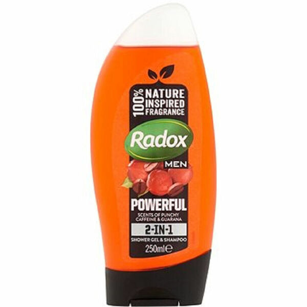 RADOX Feel Powerfull 2v1 pánský sprchový gel a šampon 250 ml porovnat ceny