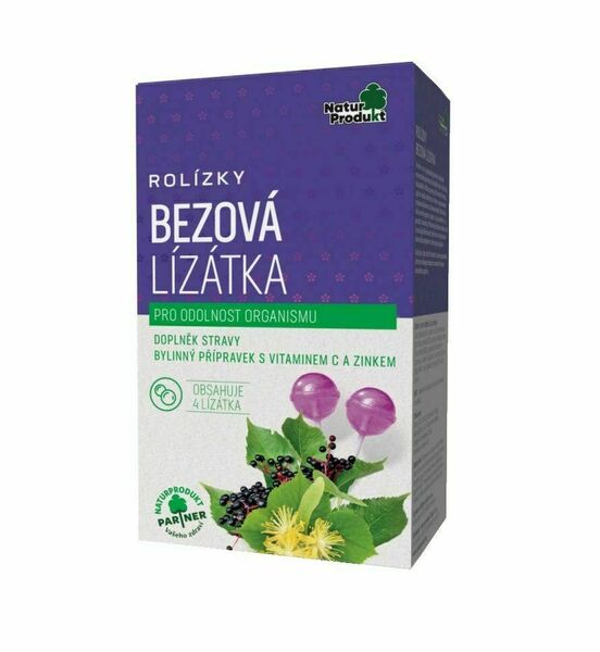 Naturprodukt Rolízky bezová lízátka 4 ks porovnat ceny