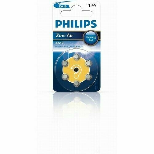 Baterie do naslouchadel PHILIPS ZA10B6A/00 6ks porovnat ceny