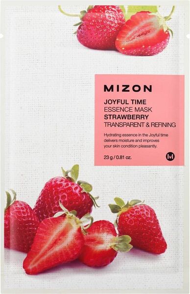 Mizon Joyful Time Essence Mask Strawberry Plátýnková maska se zjemňujícím účinkem 23g porovnat ceny
