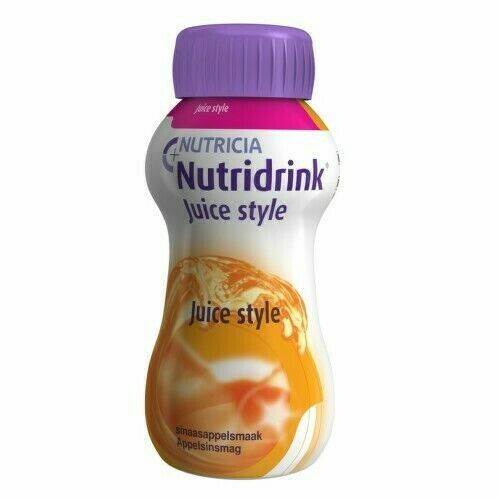 NUTRIDRINK JUICE STYLE S PŘÍCHUTÍ POMERANČOVOU perorální SOL 4X200ML porovnat ceny