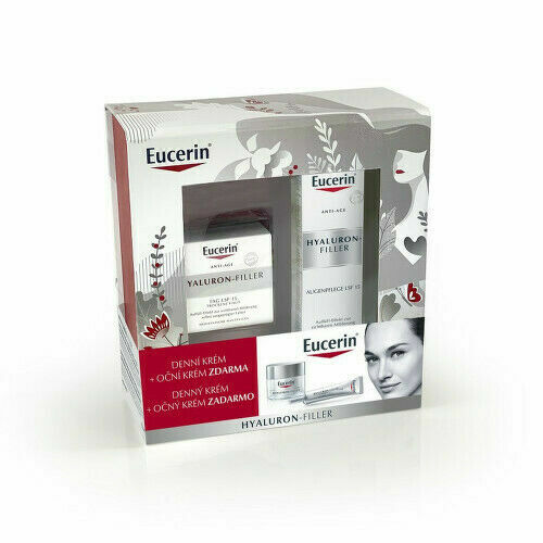 EUCERIN HYALURON-FILLER denní krém / suchá pleť + oční krém porovnat ceny