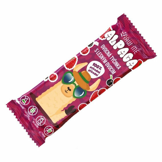 RAW ME Alpaca ovocná tyčinka s lesným ovocím 25 g porovnat ceny