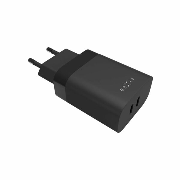 Fixed Síťová nabíječka s 2x USB-C výstupem, podpora PD, 35W, černá porovnat ceny