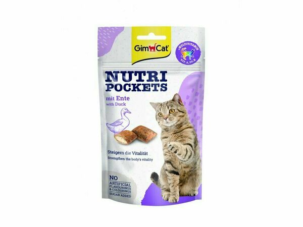 Gimcat Nutri Pockets s kachnou 60 g porovnat ceny