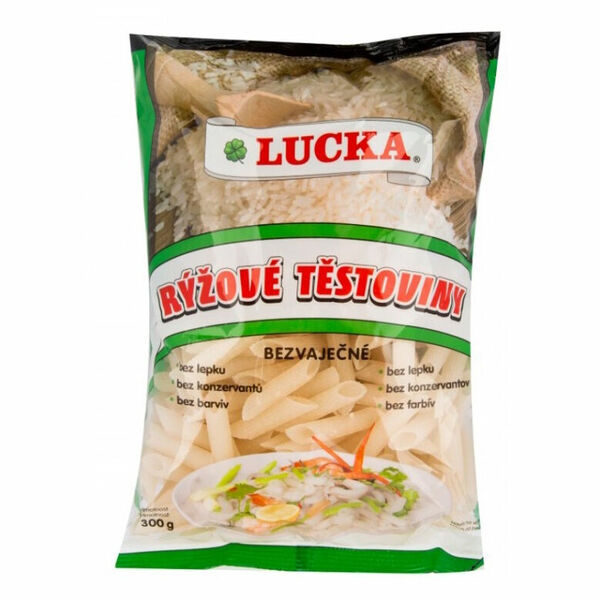 LUCKA Těstoviny rýžové trubky 300 g porovnat ceny
