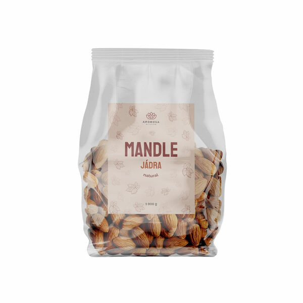 Aporosa Mandle jádra natural 1000g porovnat ceny