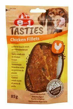 Pochoutka 8in1 tasties chicken fillets 85g porovnat ceny